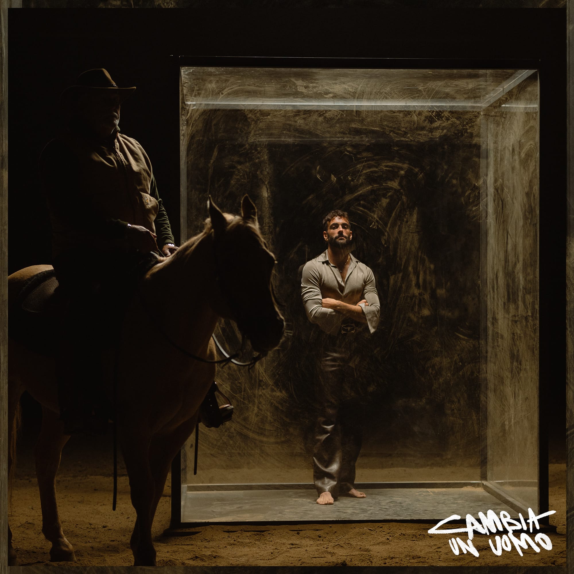 Marco Mengoni “Cambia un Uomo”, Single Cover, 2021